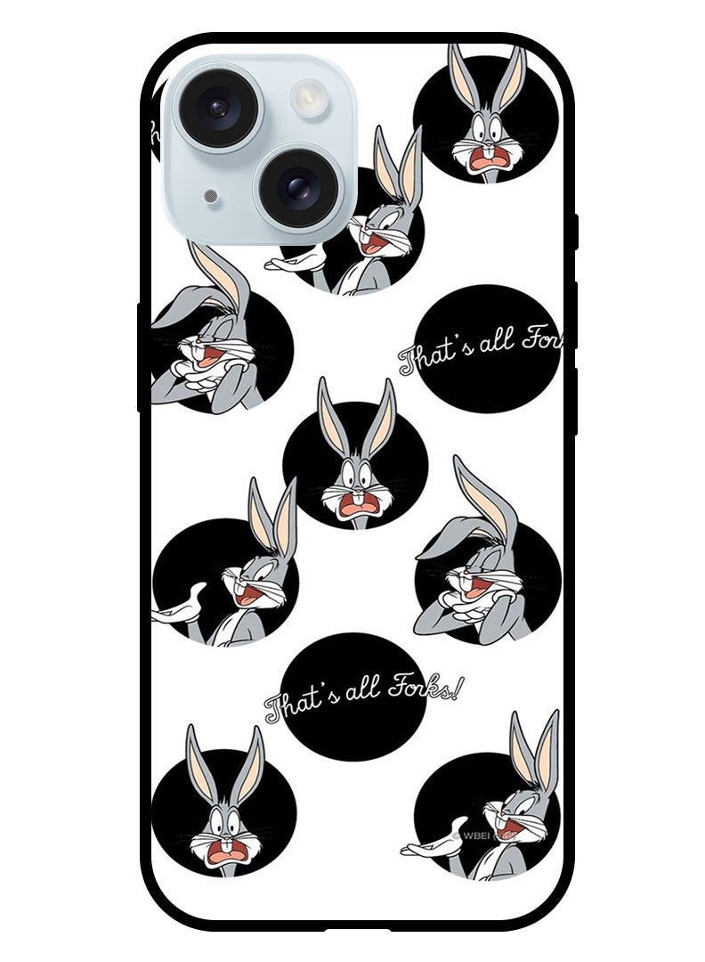 Theodor Protective Case Anti Scratch Shock Proof Bumper Cover For iPhone 15 Bugs Bunny (3) - Image 1