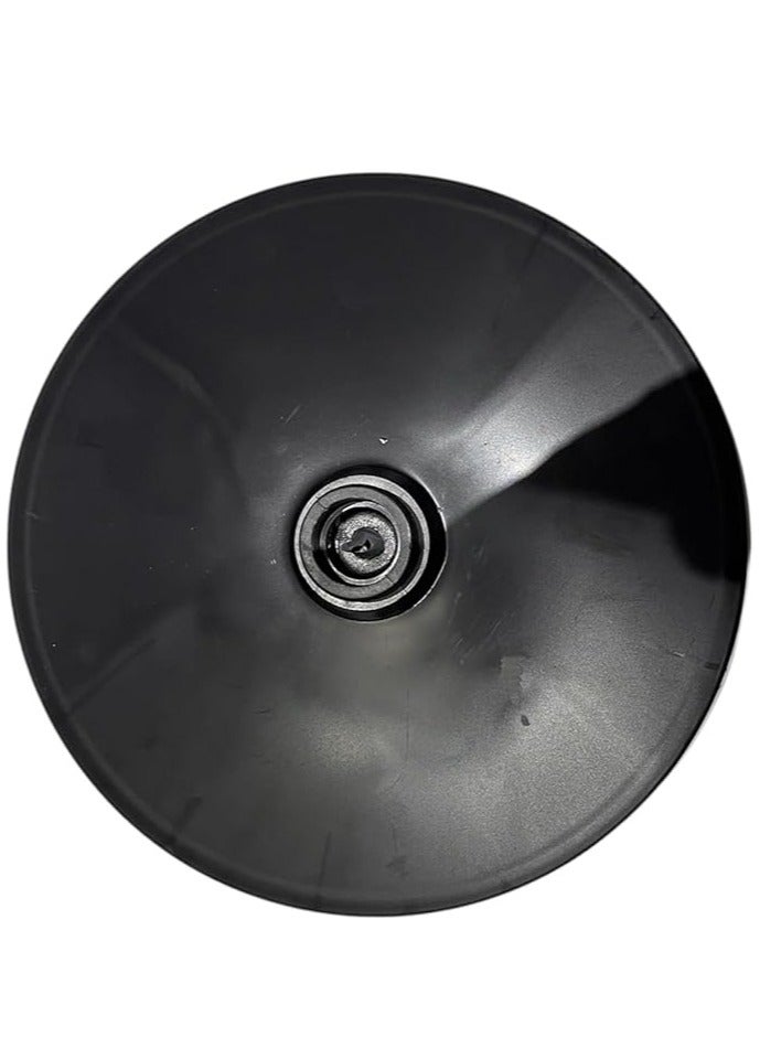 رأس دش دائرية ثابتة من البلاستيك توزع المياه كقطرات المطر، رأس دش قابلة للتعديل مع كرة تثبيت دوارة رفيعة جدا وقوية، رأس دش عالية الضغط للحمام - Image 3