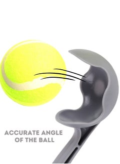 DXGEARS Cricket Ball Thrower Speed Bowling For Batting And Fielding Practice Play With Tennis And Leather Balls Grey Color  - Image 2