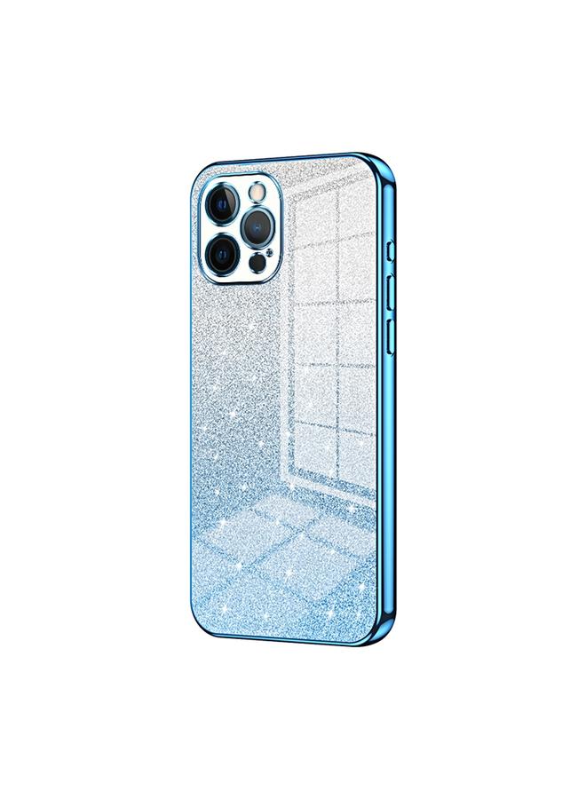 S-TOP Case For iPhone 12 Pro Gradient Glitter Powder Electroplated Phone Case - Image 1