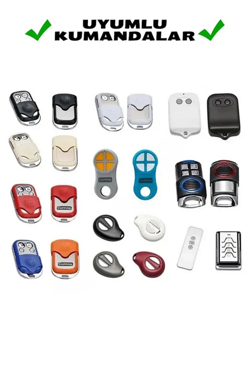 Universal Wicom Uk-44 Smart Codeable Car Parking Barrier Garage Shutter Remote Control 433Mhz Cn Electri̇m - Image 4