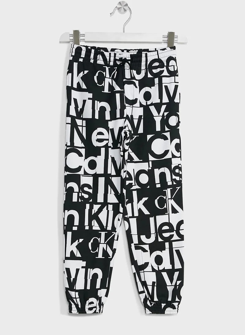 Calvin Klein Jeans Kids Logo Printedsweatpants