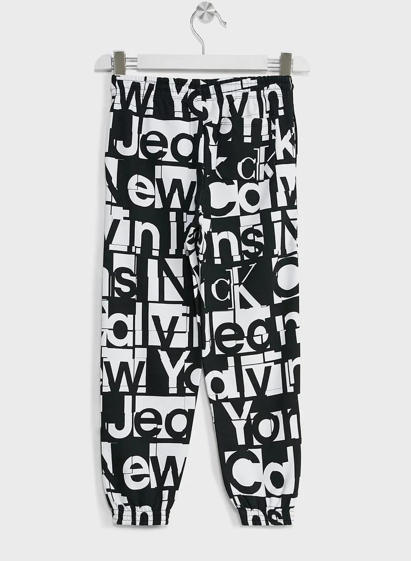 Calvin Klein Jeans Kids Logo Printedsweatpants