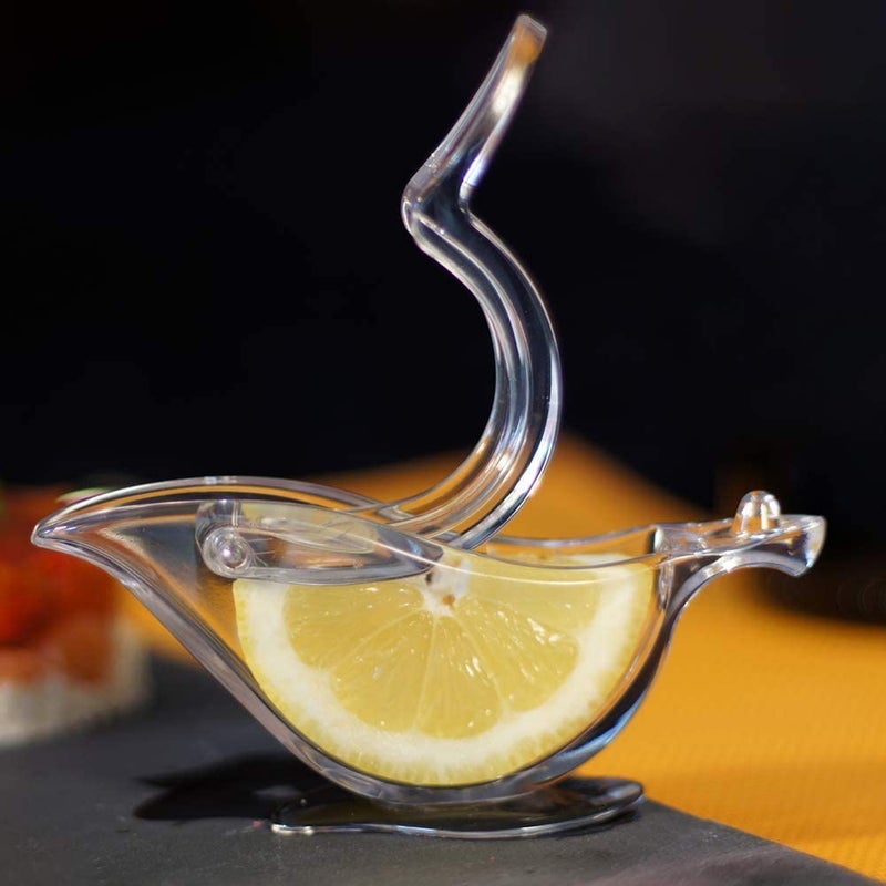 HAPPY BORN Acrylic Manual Lemon and Orange Slice Squeezer Hand Juicer bird lemon squeezer Bar Gadget ABS Hand Squeeze Fruit Machine 1 Pcs - Image 1