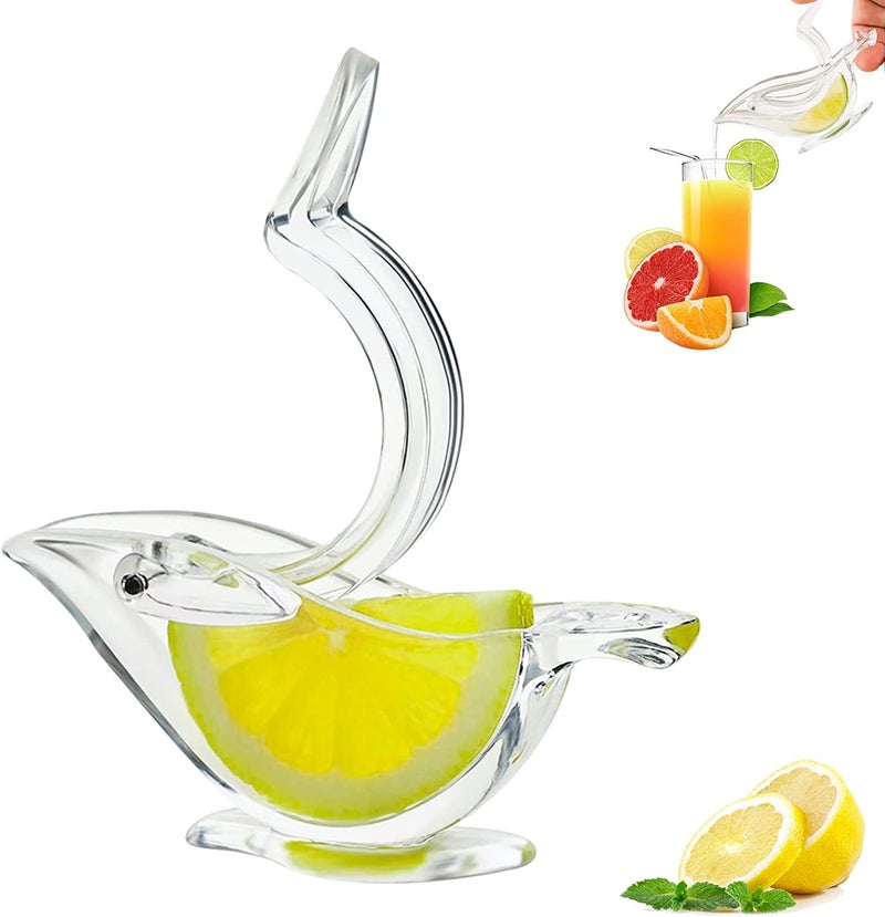 HAPPY BORN Acrylic Manual Lemon and Orange Slice Squeezer Hand Juicer bird lemon squeezer Bar Gadget ABS Hand Squeeze Fruit Machine 1 Pcs - Image 4