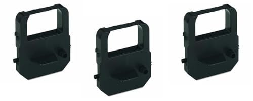 COMPUMATIC (3 Pack) Ribbon Cartridge for Lathem 100E, 700E, 900E, 1000E, 1500E, 1600E, 5000EP, 7000E, 7500E, LT5000, VIS6011, and Acroprint M150MC4, ES700, ES900, 39-0121-000 (Black Ink) - Image 3