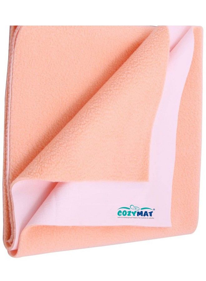 Newnik Dry Sheet Waterproof Breathable Bed Protector Peach Small - Image 1