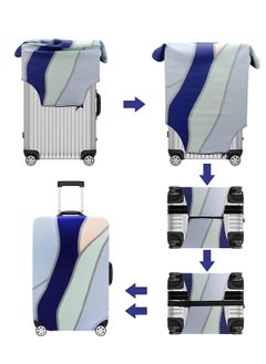 KASTWAVE Luggage Cover, Washable Suitcase Cover, Anti-scratch Suitcase Protector Fits 18-32 Inch Luggage (M)  - Image 4