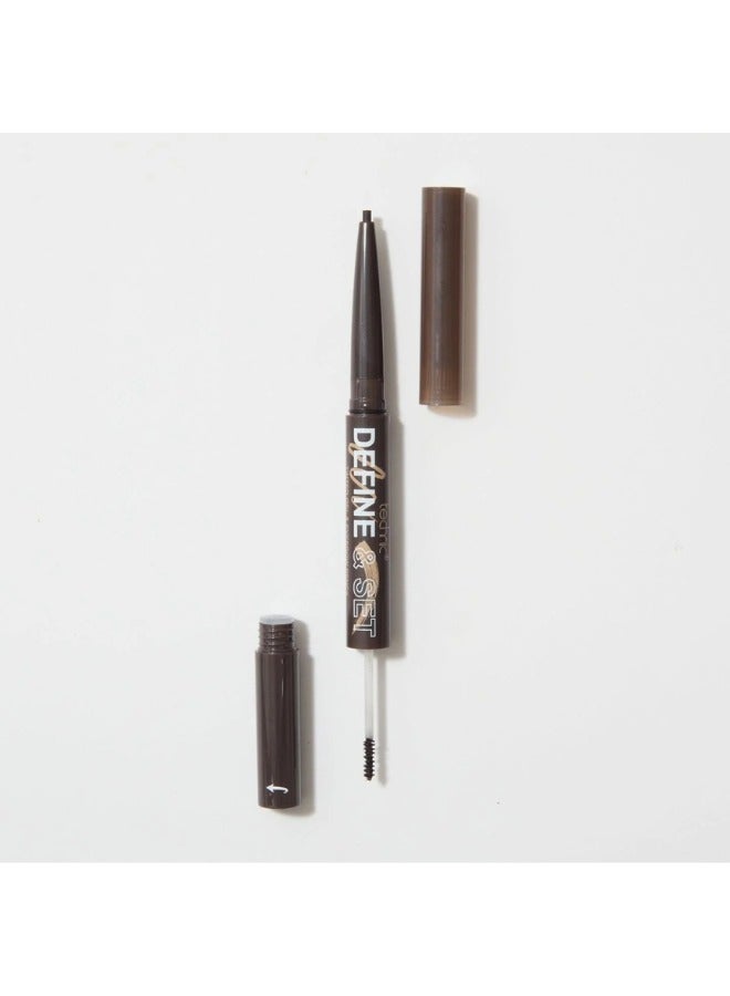 Technic Define and Set 2-in-1 Brow Sculpt - Dark Brown - Image 2