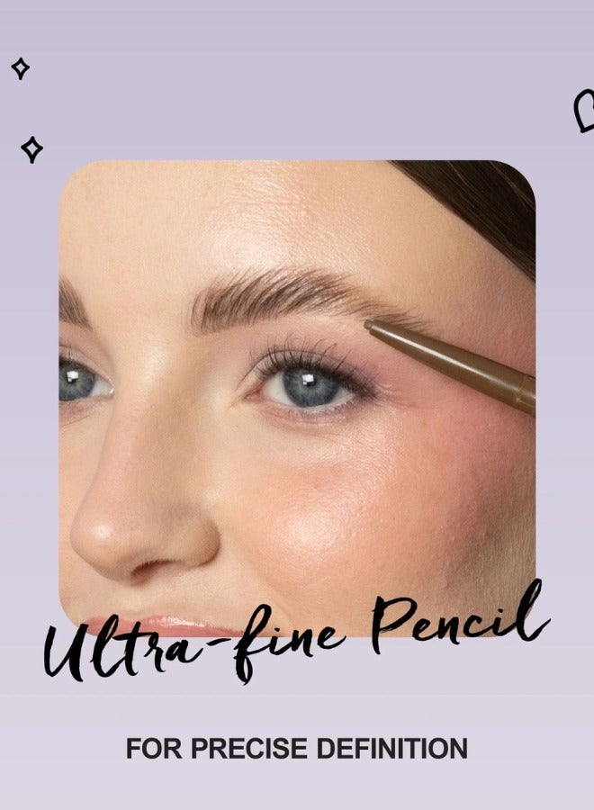 Technic Define and Set 2-in-1 Brow Sculpt - Dark Brown - Image 4