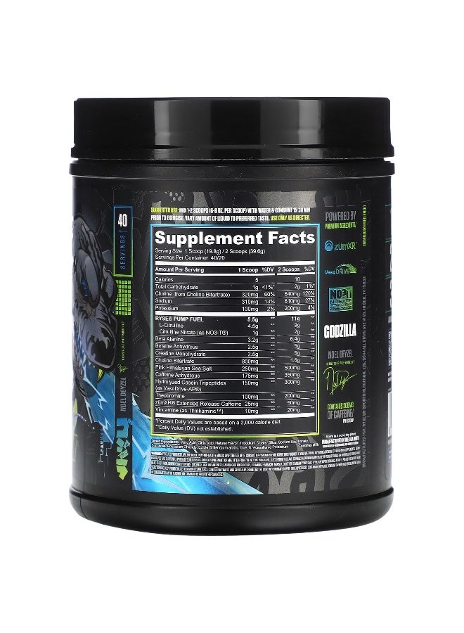 RYSE RYSE, Godzilla, Pre-Workout, Monsterberry Lime, 1.74 lb (792 g)  - Image 2