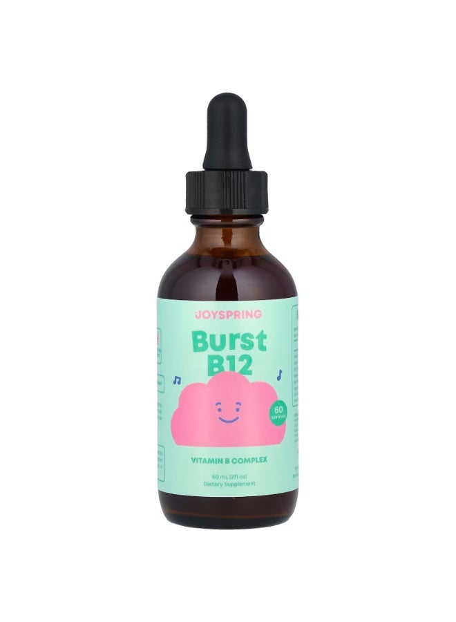 JoySpring, Burst B12, 2 fl oz (60 ml) - Image 2