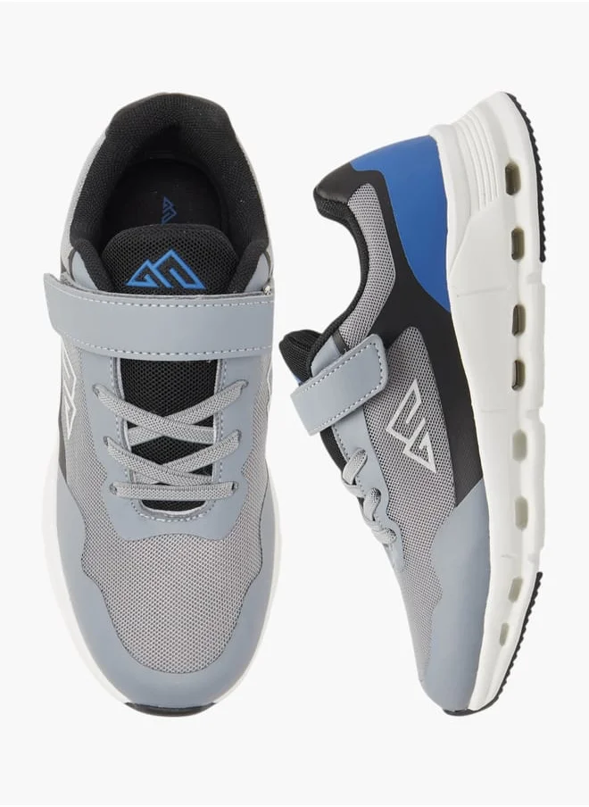 Oaklan by Shoexpress Boys Panelled Sneakers with Hook and Loop Closure
