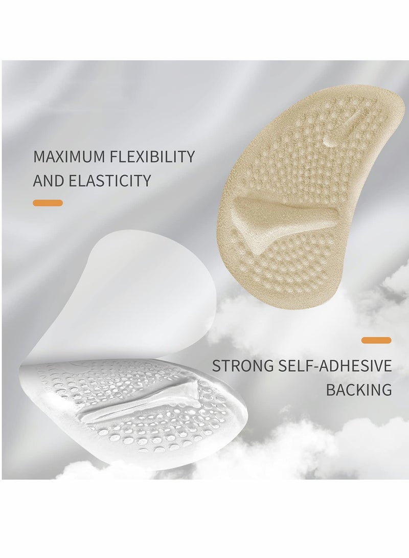 KASTWAVE Gel Insoles, 12 pcs Metatarsal Pads for Women, Shoe Insoles Foot Relief Pads Soft Gel Pads High Heel Pads Foot Pain Relief Pads Heel Inserts Feet Protectors Gel Cushions for Shoes Heels Women - Image 3