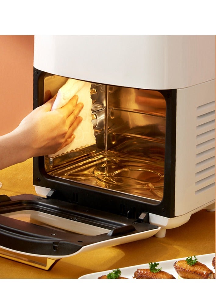 15L البصرية الهواء المقلاة الكهربائية المنزلية قدرة كبيرة متعددة الوظائف الكهربائية اتصال مقلاة كهربائية فرن كهربائي ذكي  - Image 4