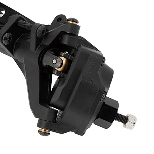 MEUS RACING SCX10 Axles Front & Rear Portal Axles for Axial SCX10 SCX10 II 1/10 RC Crawler Upgrade Pasrts, Nylon Axles with Steel Gears and Metal Bearings (Black) - Image 5
