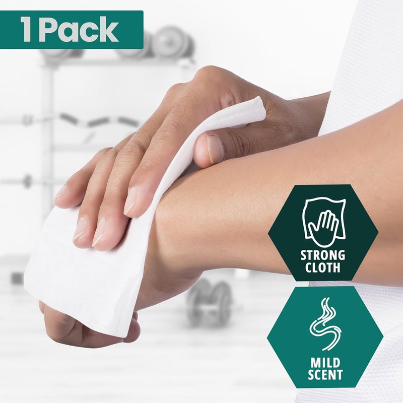Medpride Disposable XL Premoistened Washcloths 8” x 12” Pack of 80 - Adult Cloth Wipes For Sensitive Skin- Extra Soft Incontinence Wipes - Image 4