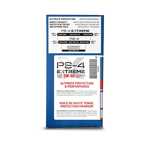 Polaris PS4 Oil Change Kit for Specific RANGER, GENERAL, RZR Models With 4 Stroke Engine, Includes 2.5 Quarts PS-4 EXTREME 0W-50 Full Synthetic Oil, 1 Oil Filter, 1 Washer, ATV UTV SxS - 2890057 - Image 4