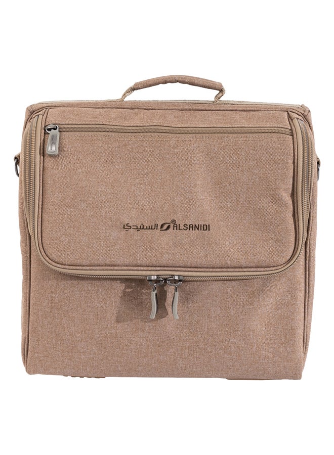 AL SANIDI حقيبة ترميز للنزهات والرحلات، حقيبة ترميز للتخييم، خشبية، 14x12.5x13 سم - Image 3