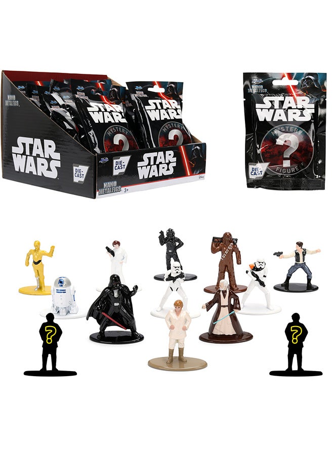 Jada Toys Star Wars Figure (1 Piece) - 1 of 13 Mini Collectible Figures in Blind Pack, Approx. 4 cm Tall, Made of Metal, Painted in Love, for Fans and Collectors from 3 Years - Image 1