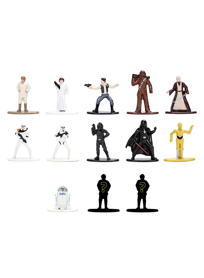 Jada Toys Star Wars Figure (1 Piece) - 1 of 13 Mini Collectible Figures in Blind Pack, Approx. 4 cm Tall, Made of Metal, Painted in Love, for Fans and Collectors from 3 Years - Image 2