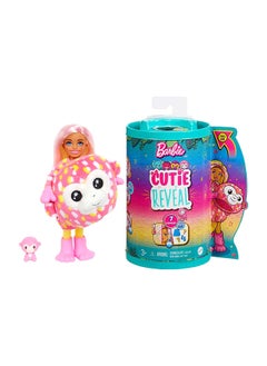 Barbie Cutie Reveal Chelsea Jungle Series Monkey Doll  - Image 1