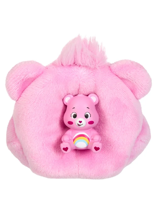Barbie Cutie Reveal Chelsea Doll & Accessories, Care Bears Series, Small Doll with Plush Costume & 6 Surprises (Styles May Vary)