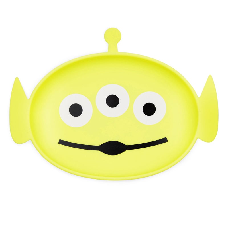 Bumkins Disney Toddler and Baby Suction Plate, Grip Dish for Babies and Kids, Baby Led Weaning, Feeding Supplies, Sticks to Tables and Highchairs, Platinum Silicone, for Children 6 Months, Toy Story