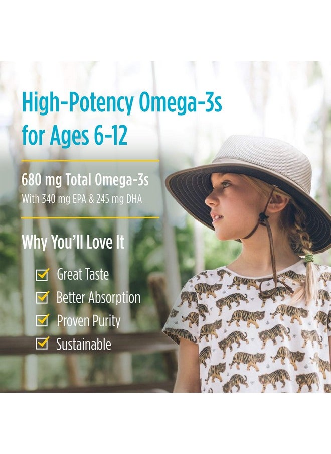 NORDIC NATURALS Ultimate Omega Jr Strawberry 120 Mini Soft Gels 680 Total Omega3S With Epa & Dha Brain Health Mood Learning Nongmo 60 Servings  - Image 5