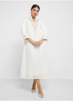 Khizana Embroidered Jalabiya  - Image 1