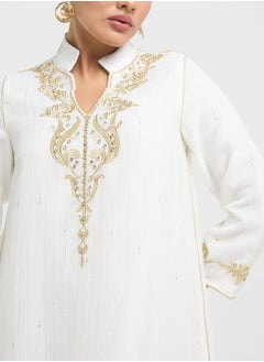 Khizana Embroidered Jalabiya  - Image 3