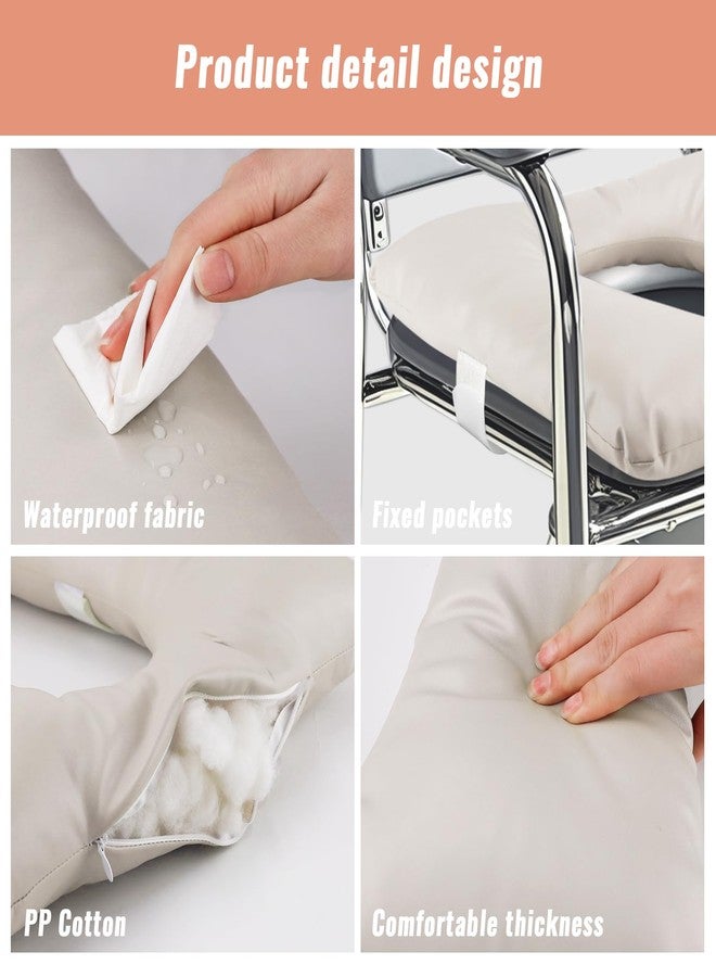 RoamReady Bedside Commode Cushion, Seniors Portable Seat Cushion for Toilet/Shower/Bedside, Universal Fit Commode Padded Seat for Elderly, Seats Pad Cover Toilet Seats 17x17 with Fixing Straps (Gray) - Image 3