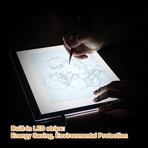 GAOMON B4 Size LED Light Box 5 Millimeters Ultrathin Light Pad USB Art Tracing Board for Sketch Copy and Handwork - GB4 - Image 3