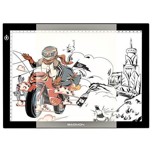 GAOMON B4 Size LED Light Box 5 Millimeters Ultrathin Light Pad USB Art Tracing Board for Sketch Copy and Handwork - GB4 - Image 1