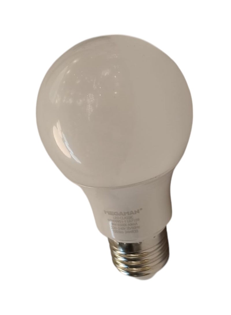 Megaman LED E27 LG7109-A60 9W  White (6500K) - Image 1