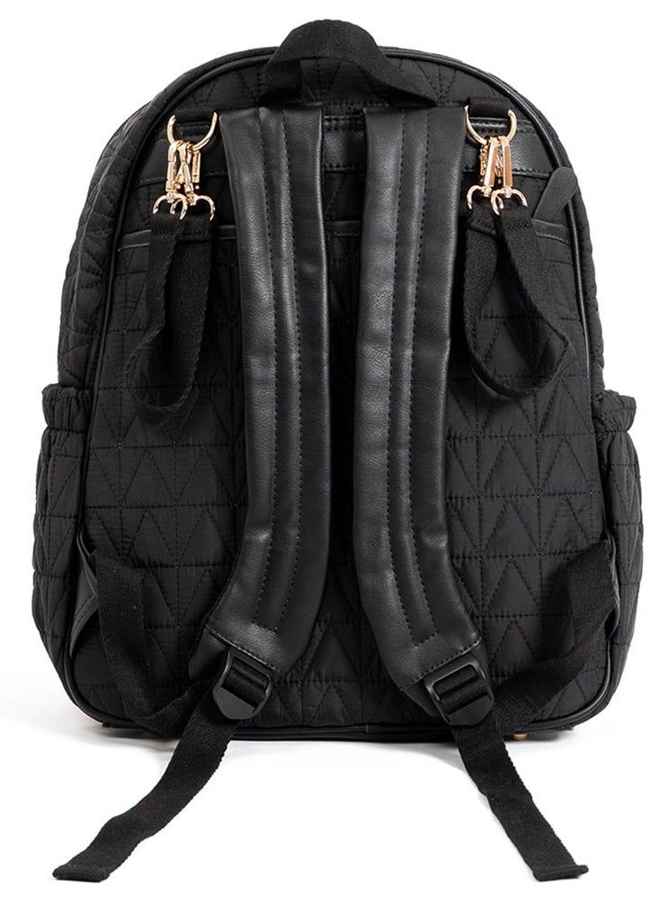 Bumble & Bird Bumble & Bird - Nylon Diaper Backpack Set - 4pcs - Black  - Image 2