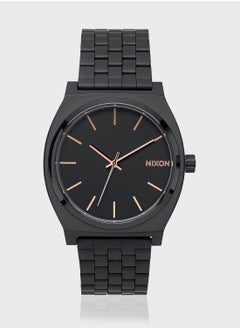 Time Teller All Black / Rose Gold Watch