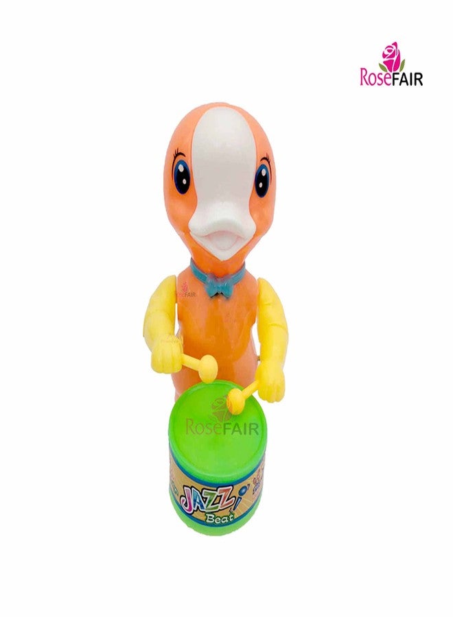 ROSEFAIR Key Operated Cute Drummer Pet Toys with Dancing Action for Kids Toys Sound Toys (Pack of 2) (MELON-GREEN-R15) - Image 3
