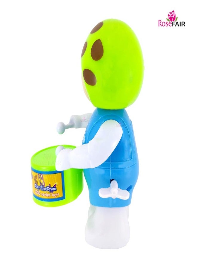 ROSEFAIR Key Operated Cute Drummer Pet Toys with Dancing Action for Kids Toys Sound Toys (Pack of 2) (MELON-GREEN-R15) - Image 5