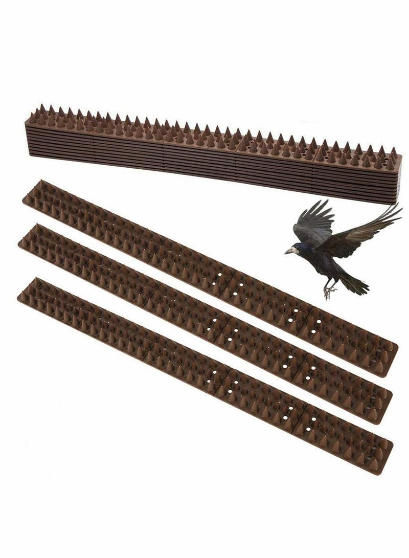 SOLARAE Fence Wall Spikes Garden Security Intruder Bird Cat Repellent Burglar Anti Climb (12pcs) - Image 1