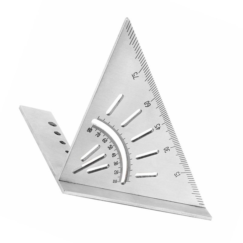 Stainless Steel Woodworking Ruler Carpenter Marking Gauge Measuring Angle Tool for Precise Cutting - Image 1