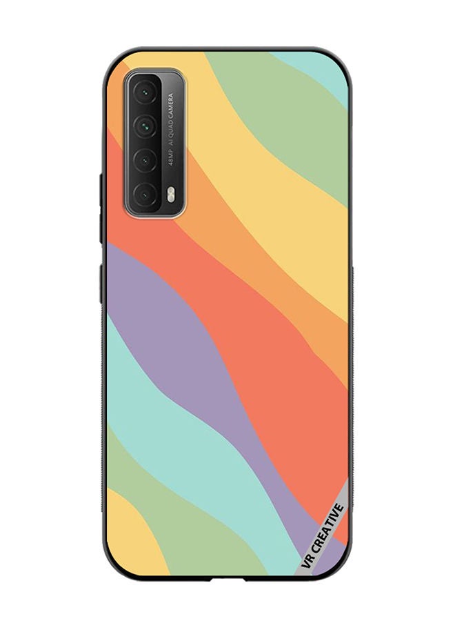 VR CREATIVE Protective Case Cover For Huawei Y7a Layer Design Multicolour - Image 1