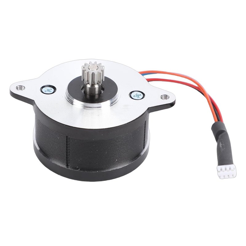 Circular Stepper Motor, 1.8 Step Angle 2 Phase 12 Teeth Gear Motor, Low Noise Stable Rotation with Stainless Steel Housing, Ideal for K1, K1C, Ender 3 V3 3D Printer Extruders - Image 3