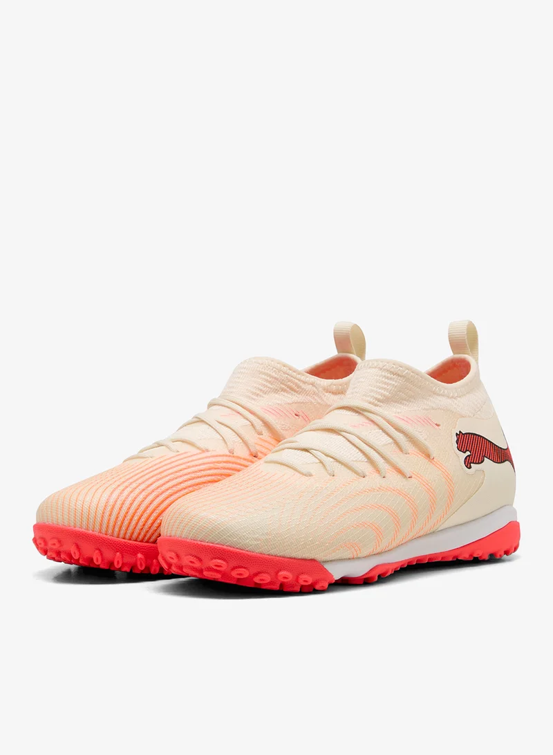 Puma Sugared Almond-PUMA White-Ultra Red-PUMA Black Youth Future 9 Match Tt + Mid  | Best Price UAE