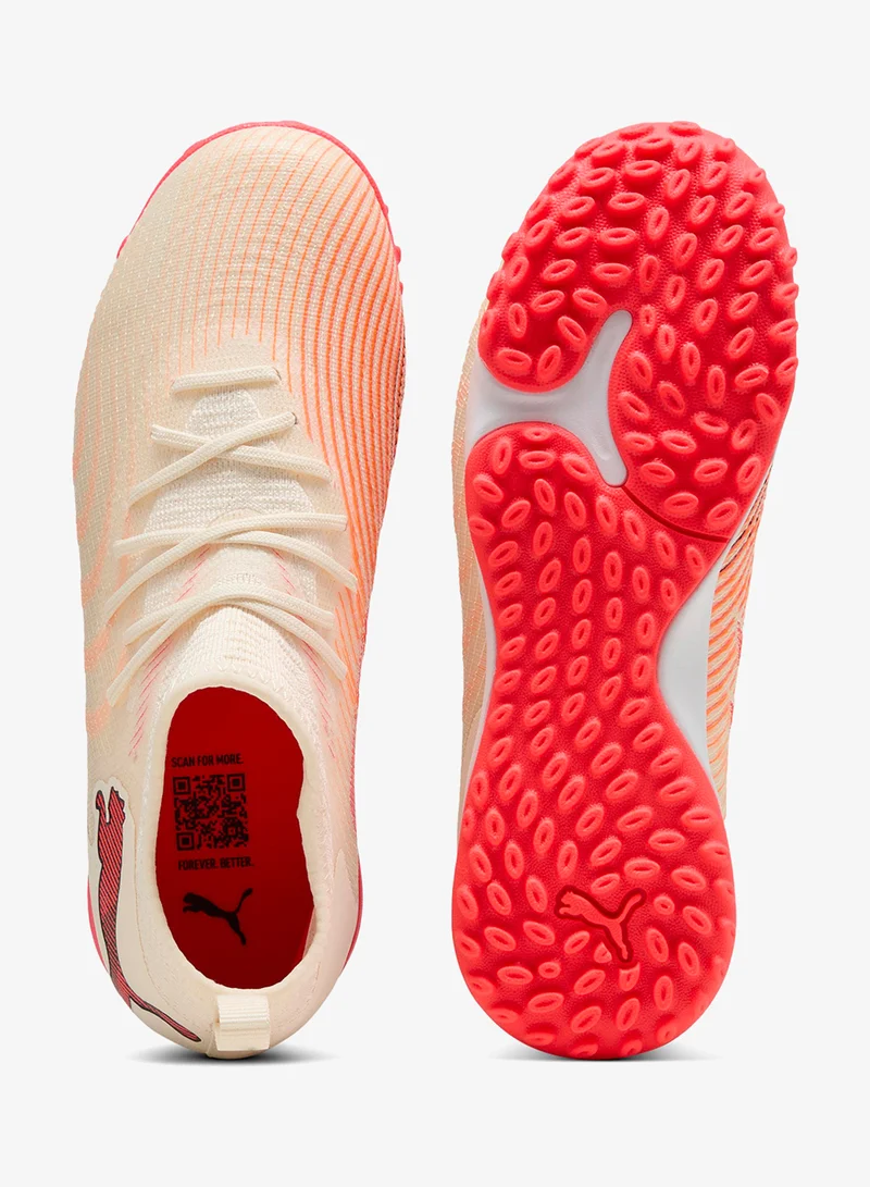 Puma Sugared Almond-PUMA White-Ultra Red-PUMA Black Youth Future 9 Match Tt + Mid  | Best Price UAE