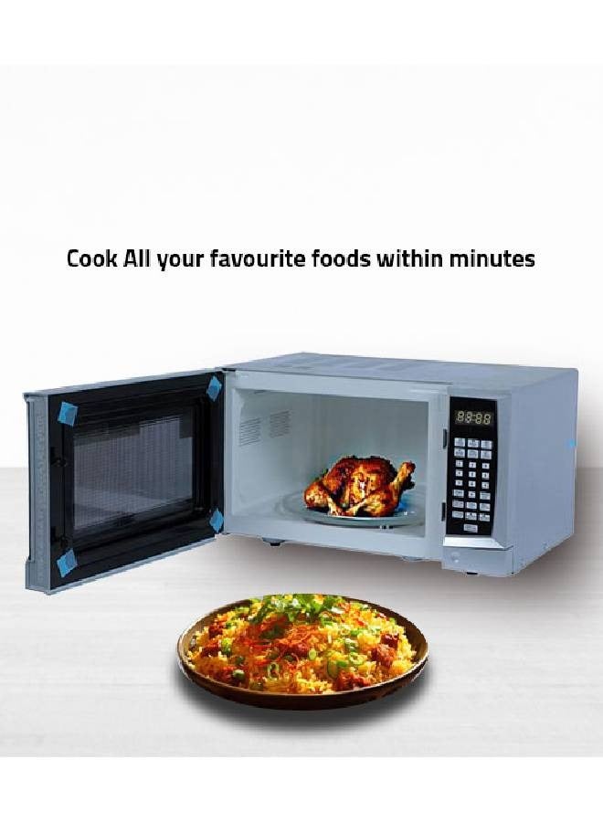 Arrow Electric Microwave - 23 Liters - 900 Watts - 11 Temperature Control Levels - Digital Screen For Control - Gray - RO-23MGS - Image 3