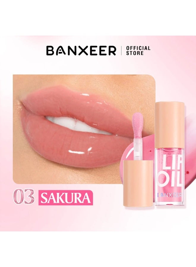 Banxeer Glossy Pouty Monster Lip Oil 03 Sakura 4g - Image 2
