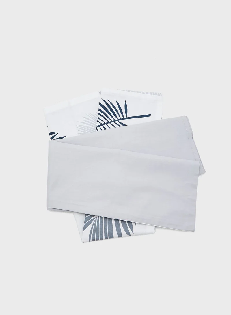 AURORA 200x230cm King Size Palm Leaf Bed Set