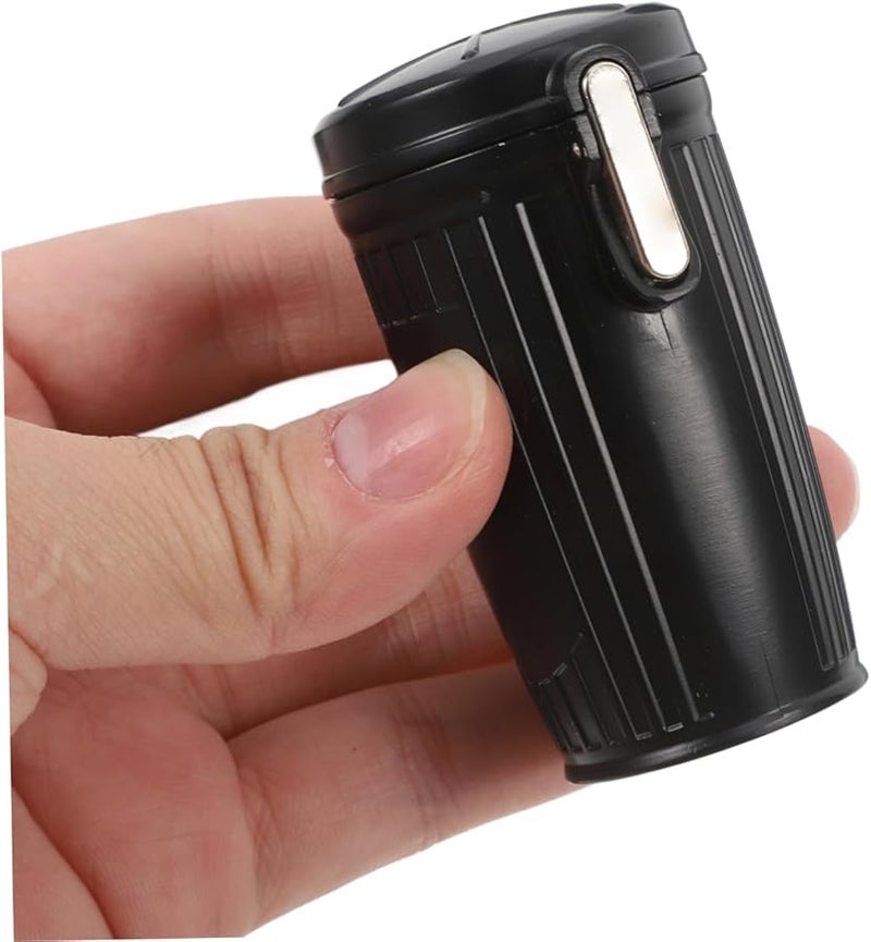 Portable Mini Ashtray with Keychain Lid Fireproof Pocket Ashtray Box for Travel Car Use - Image 5