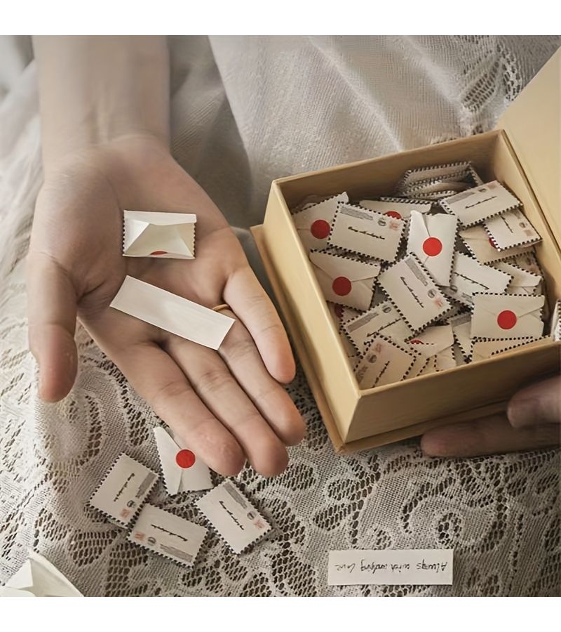 50 قطعة من أظرف DIY الصغيرة للهدايا بمناسبة التخرج، عيد الحب، وعيد الأم - Image 4